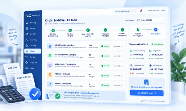 Minh họa chuẩn bị kế toán · dữ liệu giả lập